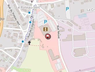 Carte de Distri Center à Concarneau