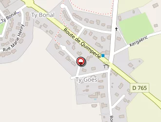 Carte de Acde Energie à Mellac