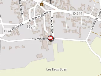 Carte de Sandrine Coiffure à Dyé