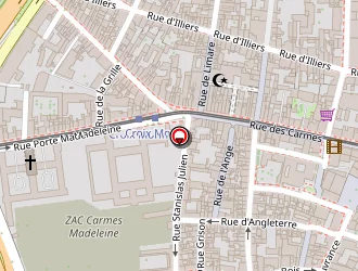 Carte de Roux Samuel à Orléans