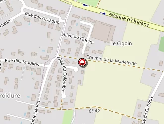 Carte de Coiff'concept à Chécy