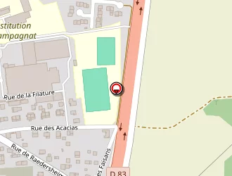 Carte de Centre Technique Municipal à Issenheim