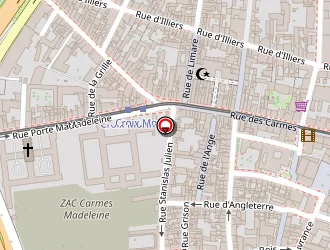 Carte de Djos Pro Beauté Afro à Orléans