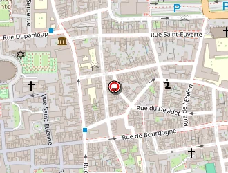 Carte de Hôtel Cloitre St Aignan à Orléans