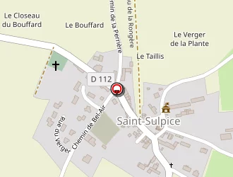 Carte de Terrain De Pétanque à Saint-sulpice