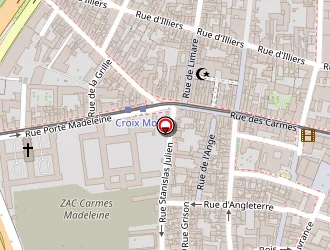 Carte de Aselqo Carmes à Orléans