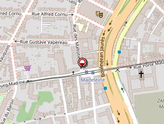 Carte de Institut Satine à Orléans