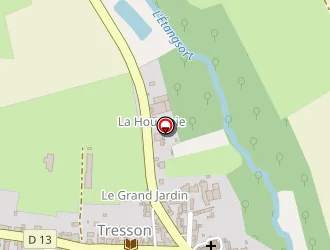 Carte de Le Cheval Blanc à Tresson