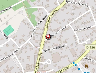 Carte de Coat Hellen à Plonéour-lanvern