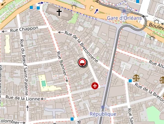 Carte de Lecomte Opticiens Lunetiers à Orléans