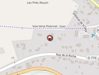 Carte de Hippodrome à Guer