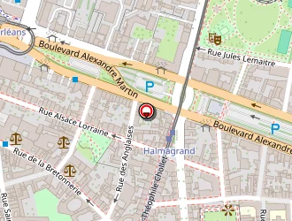 Carte de Tribunal De Grande Instance (tgi) à Orléans