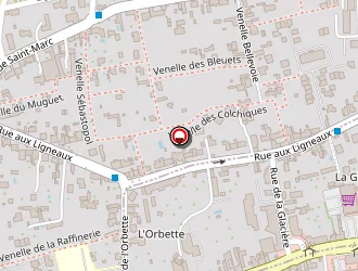 Carte de Atelier 15 Bis à Orléans