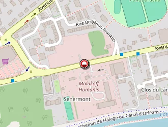 Carte de Malakoff Mederic à Saint-jean-de-braye