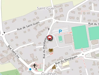 Carte de Le Jeune Thierry à Guénin