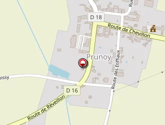 Carte de Le Château à Prunoy