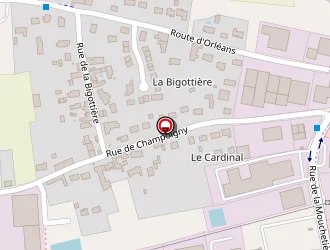 Carte de Centrocaf à Ingré