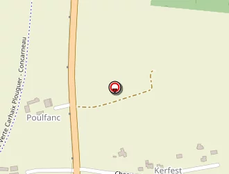 Carte de Guillou Brieuc à Concarneau