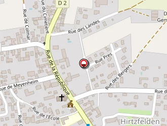 Carte de Alain Buttner Services (snc) à Hirtzfelden