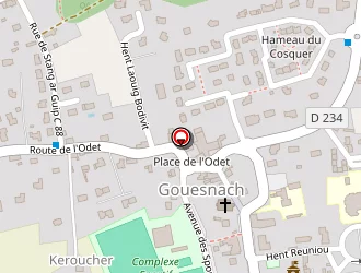 Carte de Plouzennec André à Gouesnach