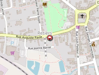 Carte de La Poste à Retiers