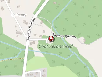 Carte de Rt Ouest à Gouesnach