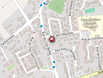 Carte de Le Voltaire à Saint-jean-de-braye