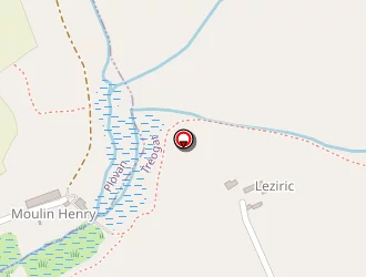 Carte de Les Gîtes De Couleurs Marina à Tréogat