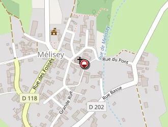 Carte de Rapides De Bourgogne à Mélisey