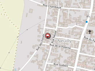 Carte de Agence Postale à Neuilly