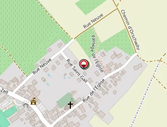 Carte de Chantome à Bergholtz