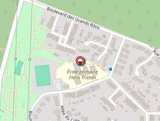 Carte de Stade De La Rochère à Mulsanne