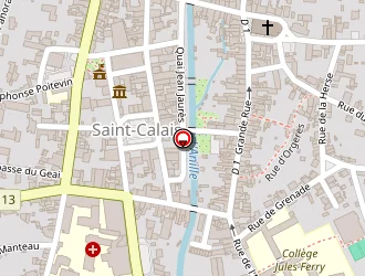 Carte de Maison De Retraite à Saint-calais