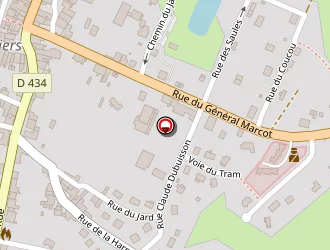 Carte de Bathôtel à Vauvillers