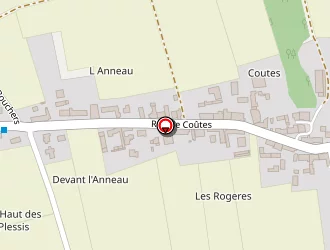 Carte de Stade Sebastien Chevallier à Ingré