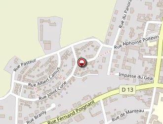 Carte de Paris Danielle à Saint-calais