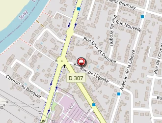 Carte de La Grange à Arnage