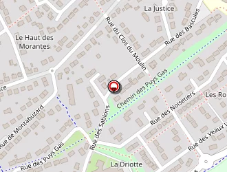 Carte de Boulodrome à Ingré