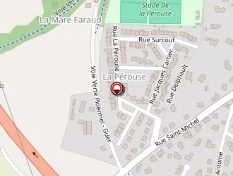 Carte de Stade De La Pérouse à Ploërmel