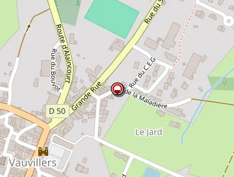 Carte de Ambulances Lepage à Vauvillers