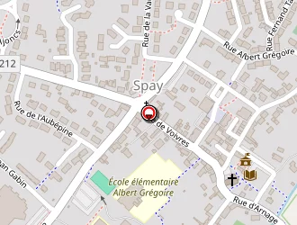 Carte de Bruno Reuillon à Spay