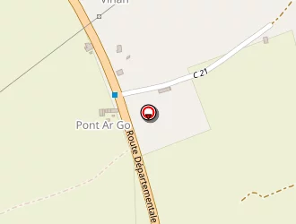 Carte de Maréchal Bruno à Melgven