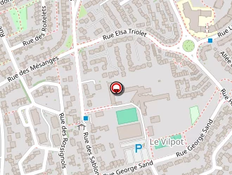 Carte de Gymnase Guy Vergracht à Saran