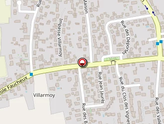 Carte de Athes à Saran