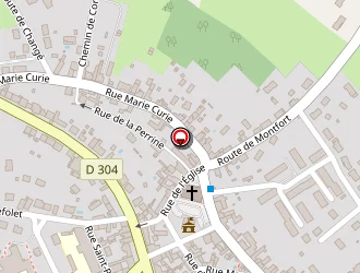 Carte de Ch . Peron Et C . Fouquet-fontaine (scp) à Parigné-l'évêque