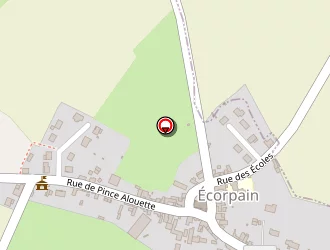 Carte de Circuit De Randonnées à Écorpain