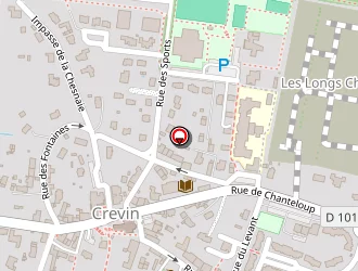 Carte de F C M à Crévin