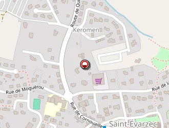 Carte de Intermarché à Saint-évarzec