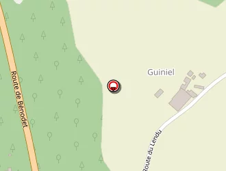 Carte de De Guiniel (earl) à Quimper