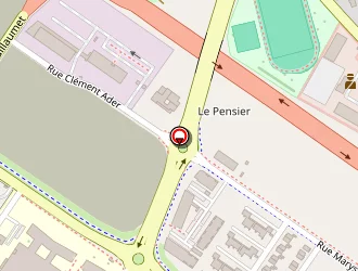 Carte de Pôle Santé Oréliance Saran à Saran